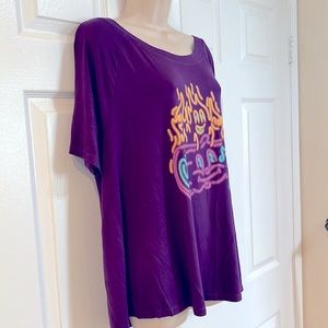WILDFOX- Fire Sign- Juliet Tee-Oversized-Super Soft-NWT- Sz S